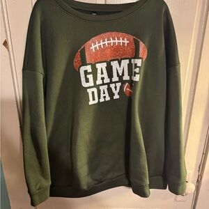 Green Game Day Sweatshirt